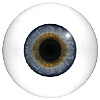 Human or Doll eyes. A great mannequin eye that can double as a human eye if required. The eye is quite fragile but can be back filled for stability.