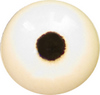 EM01-08 White Puffin Acrylic eyes. This revolution in bird eye technology was created by award winning taxidermist Erling Morch. Created in crystal clear acrylic  this natural looking eye has an accurately blended iris and a beautifully feathered pupil set at the correct depth to give the most natural all round look.