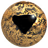 Speckled Gold Lizard Eye with triangular pupil. Eyes designed for amphibians. Speckled Gold Lizard Eye with triangular pupil. Eyes designed for amphibians.