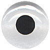 Mammal Glass Eyes. A high quality crystal concave/convex eye with a painted black pupil.