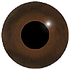 Brown Glass Bird Eyes. Concave/Convex monochrome bird eyes made from crystal and hand painted. Brown Glass Bird Eyes. Concave/Convex monochrome bird eyes made from crystal and hand painted.