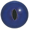Dark Blue Cat Eye. A premium grade Fox/Cat eye with a slit pupil. An excelllent exhibition quality eye.