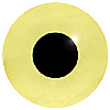 Light Yellow Glass Bird Eyes. A single colour iris with a black pupil on wire. Ideal for stickmaking and Decoy carving.