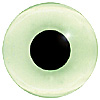 Light Green Glass Bird Eyes. A single colour iris with a black pupil on wire. Ideal for stickmaking and Decoy carving.